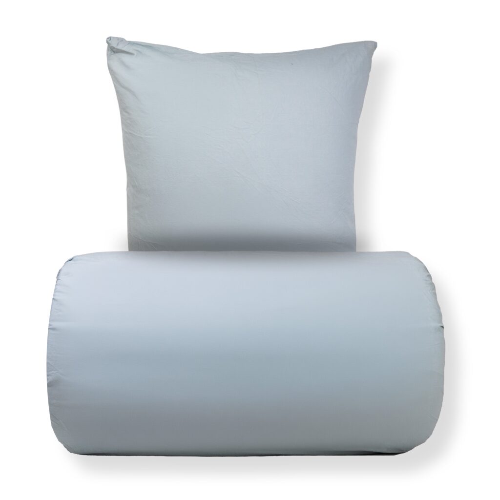 Sengetøj 140x200 cm - Stonewashed - Firm blue