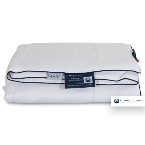 Silkedyne 140x200cm - Helårsdyne med 100% mulberry silke - Nordic comfort silke dyne