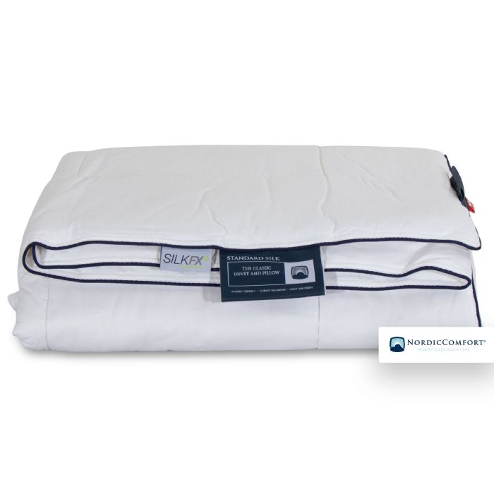 Silkedyne 140x200cm - Helårsdyne med 100% mulberry silke - Nordic comfort silke dyne