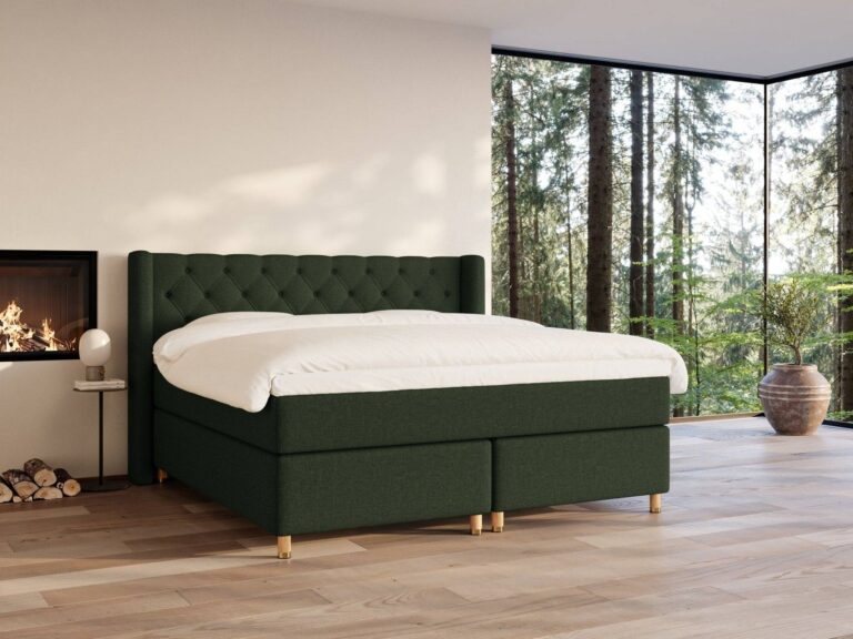 Nordic Dream Eira Kontinentalseng 200x200 – Dyb grøn
