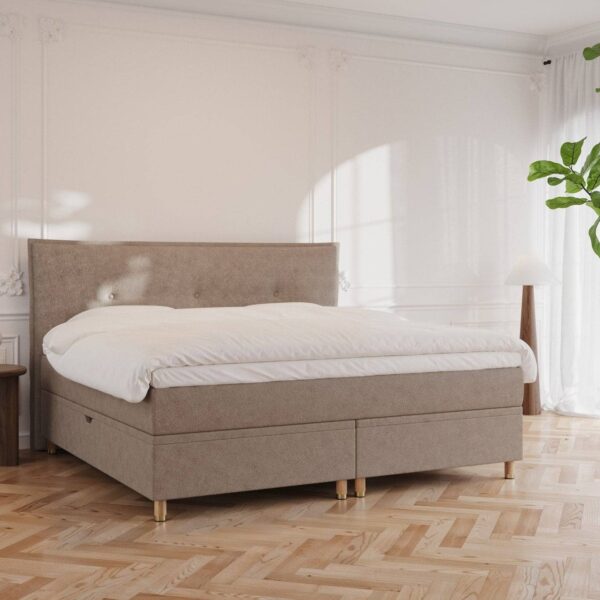 Nordic Dream Alva Kontinentalseng 200x200 – Bouclé latte
