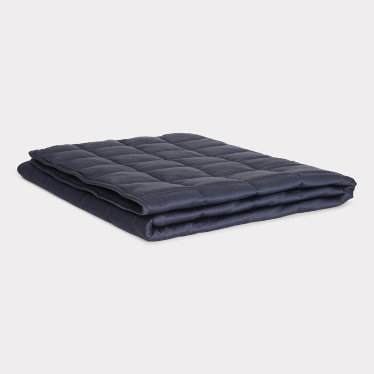 Bambus Tyngdedyne 9 kg 140x200 cm Navy – Bambuni