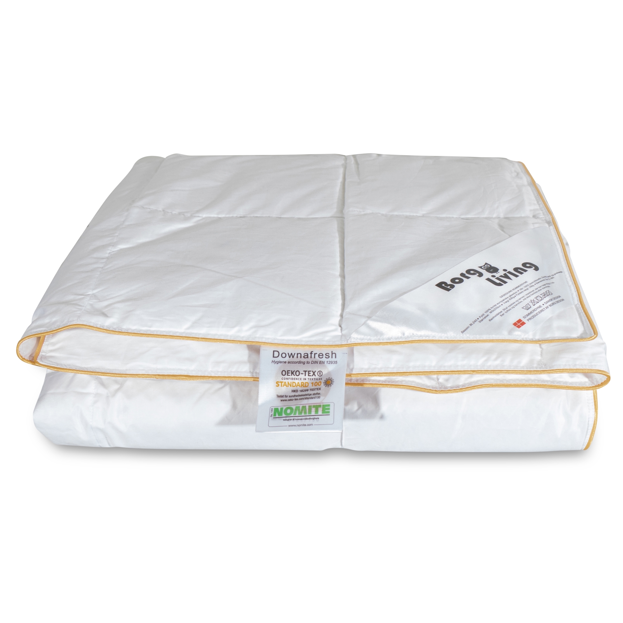 Dobbelt sommerdyne - 200x220 cm - 100% gåsedun - Borg Living let sommerdyne Dobbelt sommerdyne - 200x220 cm - 100% gåsedun - Borg Living let sommerdyne