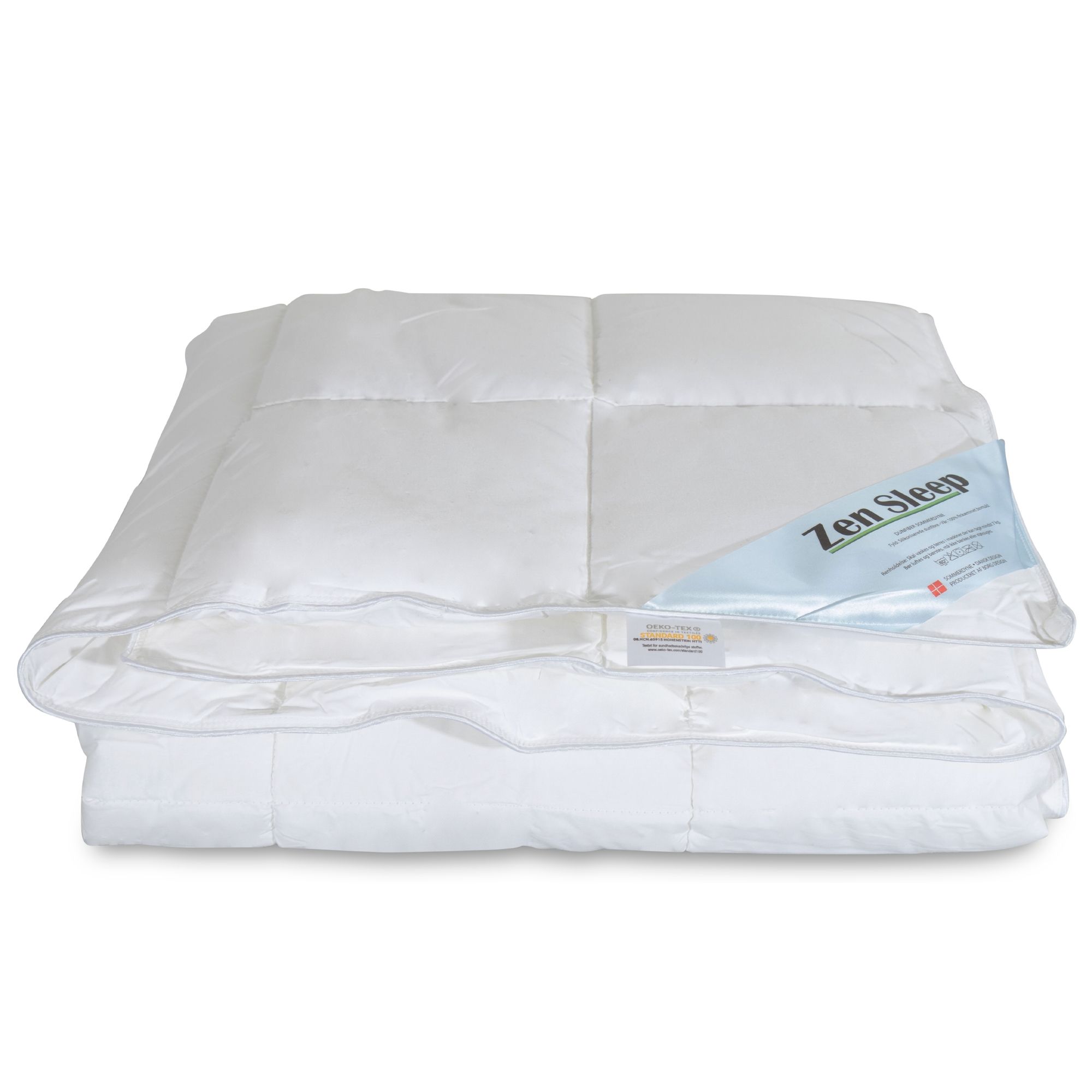 Dobbelt sommerdyne - Sval fiberdunsdyne - Allergivenlig dyne - 200x220 cm - Zen Sleep Dobbelt sommerdyne - Sval fiberdunsdyne - Allergivenlig dyne - 200x220 cm - Zen Sleep