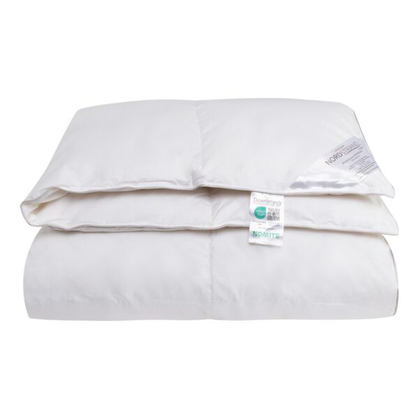 Helårsdyne - 100% moskusdun - Allergivenlig dundyne - 140x200 cm - Nordstrand Home dyne