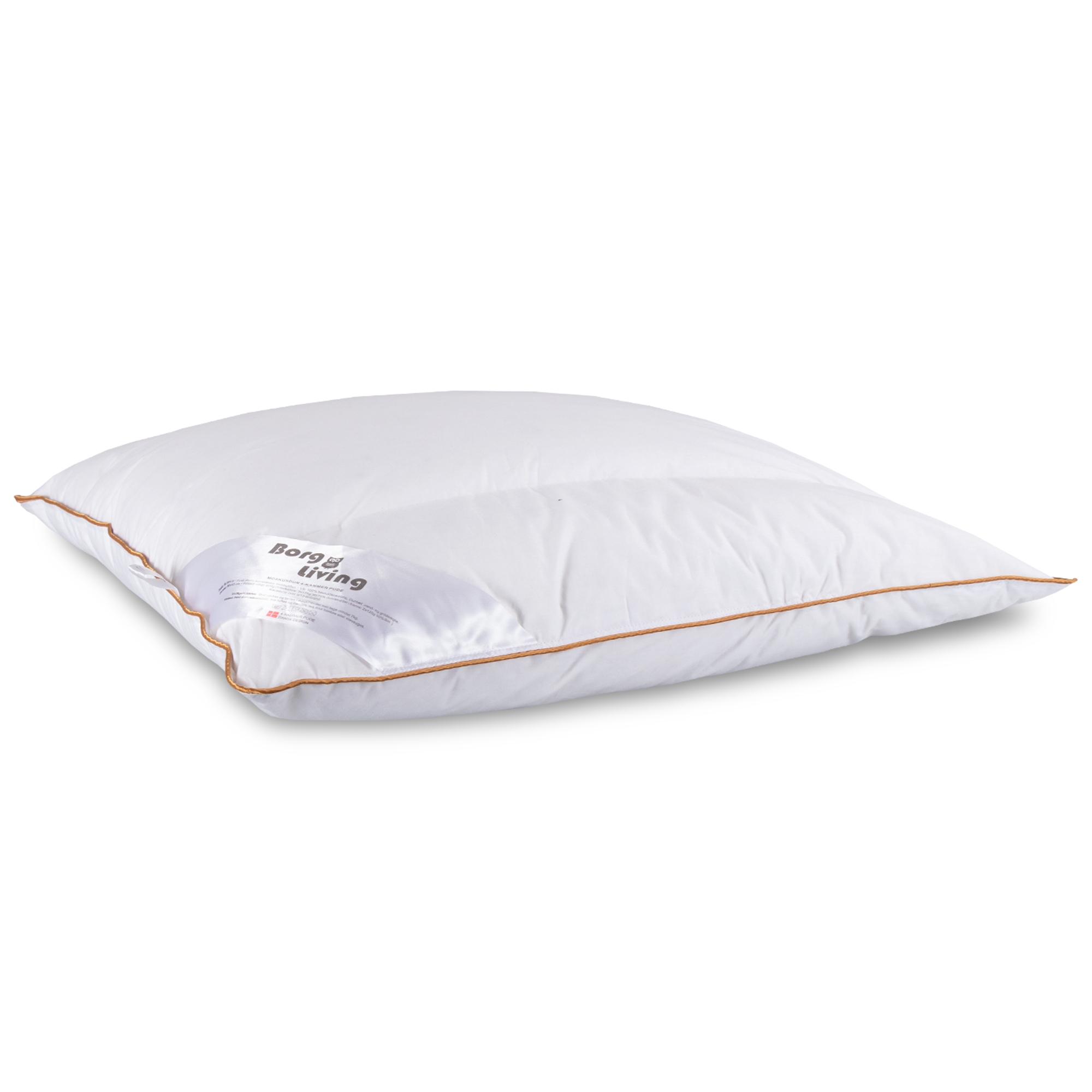 Hovedpude - Mellem 4 kammer moskusduns hovedpude - 60x63 cm - Borg Living Hovedpude - Mellem 4 kammer moskusduns hovedpude - 60x63 cm - Borg Living