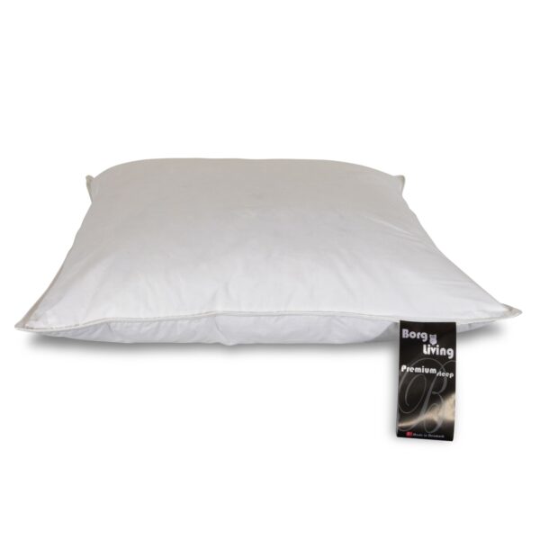 Hovedpude med moskusdun - 60x63 cm - 3 lags dunpude - Dansk Favorit pude