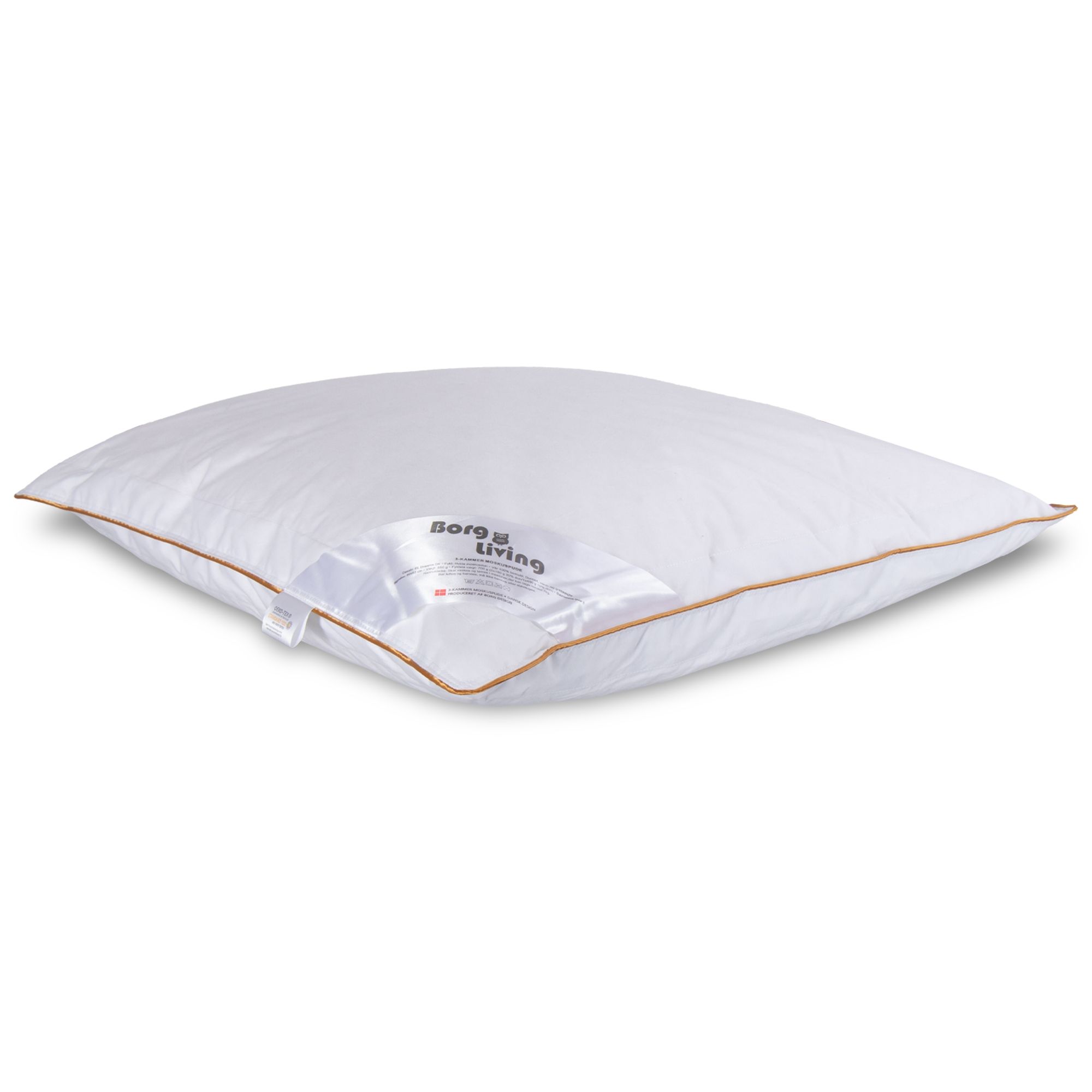 Moskusdun hovedpude - mellem - 60x63 cm - 3 kamre hovedpude - Borg Living - Dream Moskusdun hovedpude - mellem - 60x63 cm - 3 kamre hovedpude - Borg Living - Dream