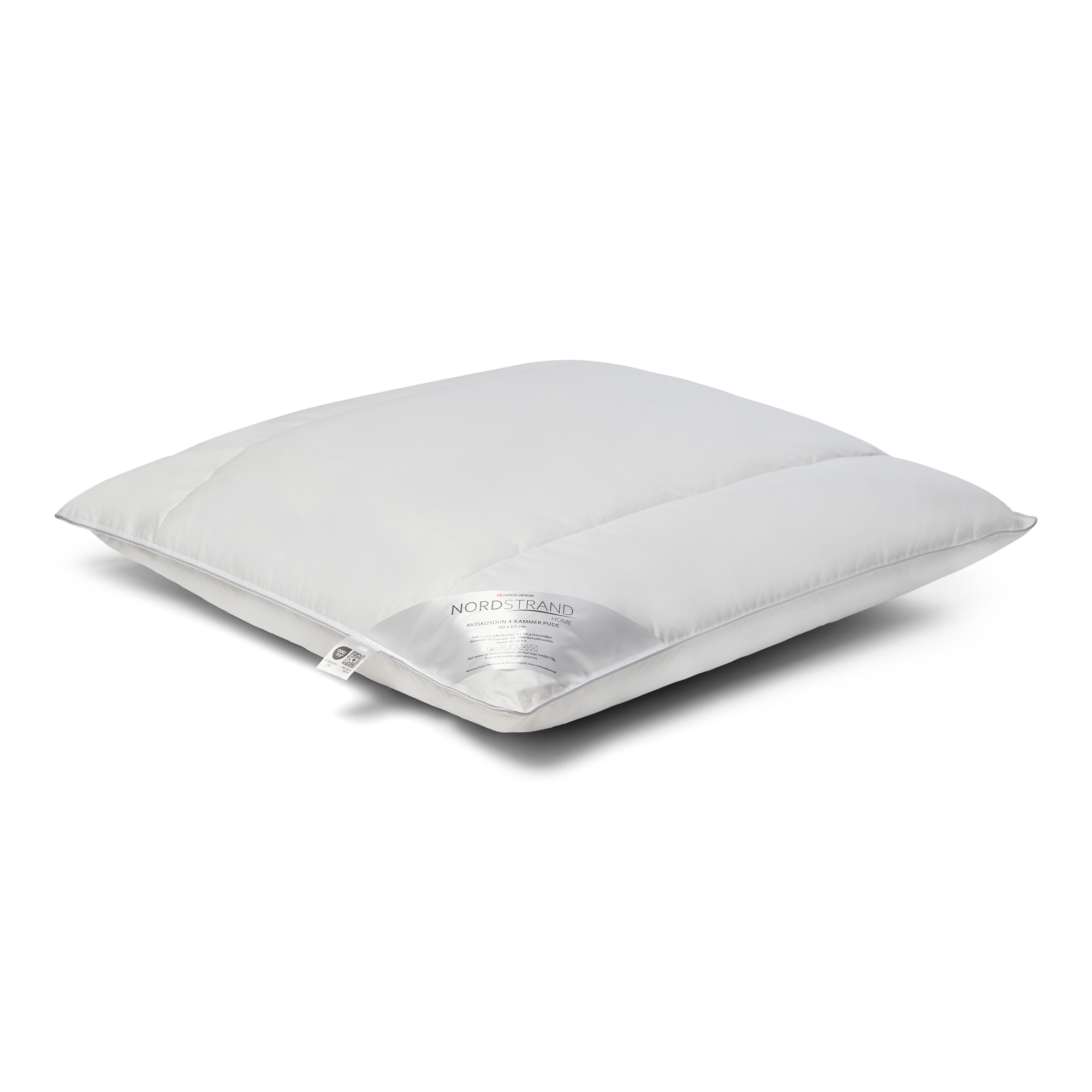 Moskusdun pude - 4 kammer hovedpude - 60x63 cm - Nordstrand Home Moskusdun pude - 4 kammer hovedpude - 60x63 cm - Nordstrand Home