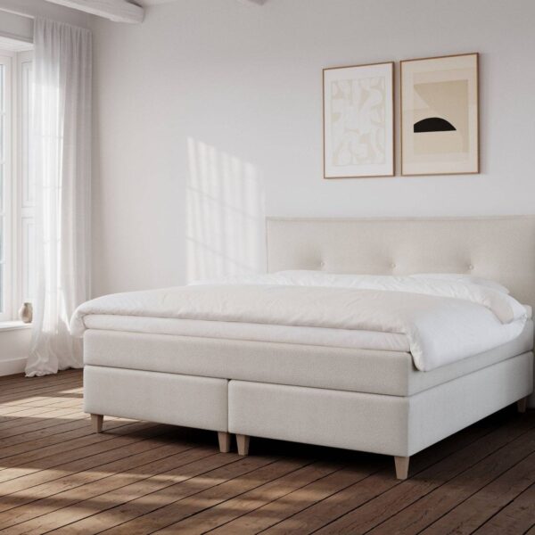 Nordic Dream Snefrid Kontinentalseng 200x200 – Bouclé cream