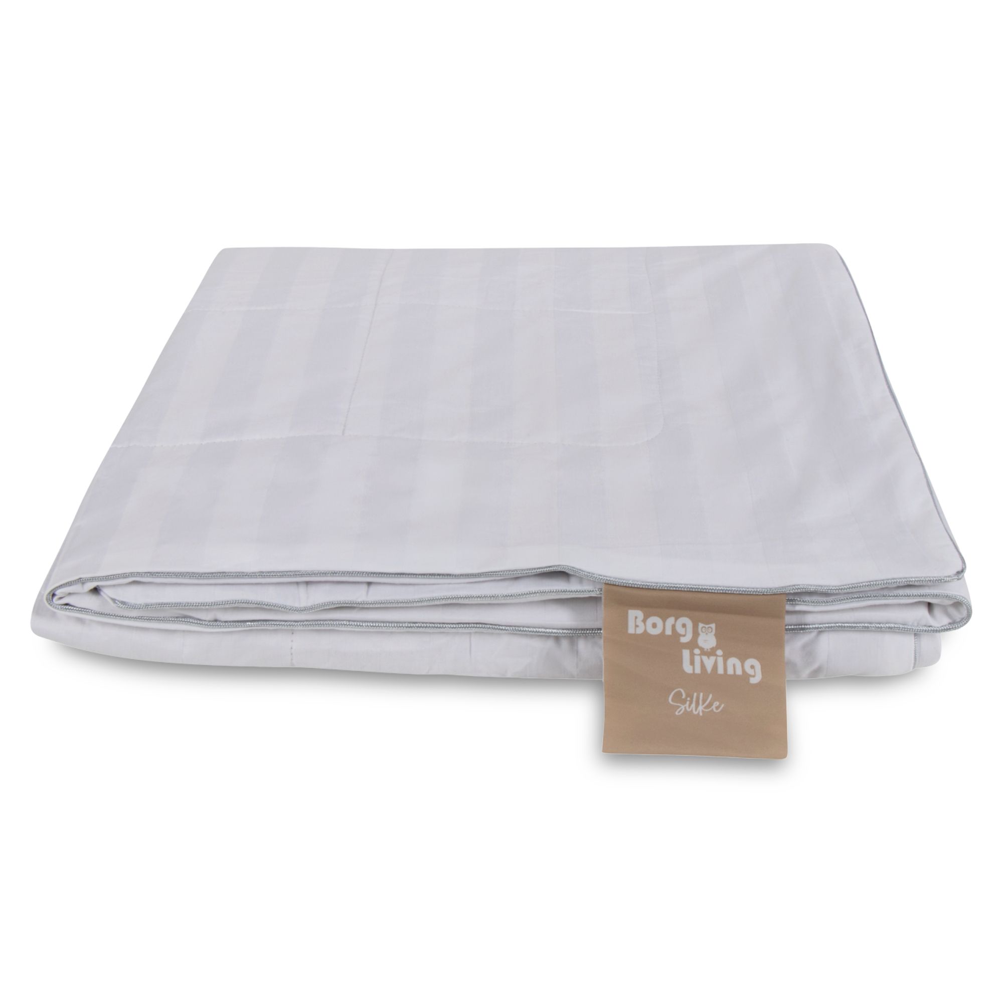 Sommer silkedyne - 100% Mulberry silkefyld - Temperaturregulerende sommerdyne - 240x220 cm - Borg Living Sommer silkedyne - 100% Mulberry silkefyld - Temperaturregulerende sommerdyne - 240x220 cm - Borg Living