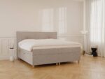 Alva Grande Bouclé latte 200x200 – Nordic Dream kontinentalseng
