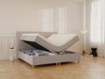 Alva Grande Bouclé latte 200x200 – Nordic Dream kontinentalseng