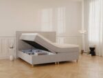 Alva Grande Bouclé latte 200x200 – Nordic Dream kontinentalseng