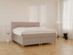 Alva Grande kontinentalseng 200x200 Brun – Nordic Dream