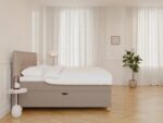 Alva Grande kontinentalseng 200x200 Brun – Nordic Dream