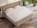 Eira Bouclé latte 200x200 – Nordic Dream kontinentalseng