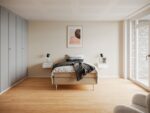 Fabrikkens Platin Elevation sand 120x200 cm – detaljebillede