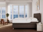 Snefrid kontinentalseng 200x200 Mørk Brun – Nordic Dream
