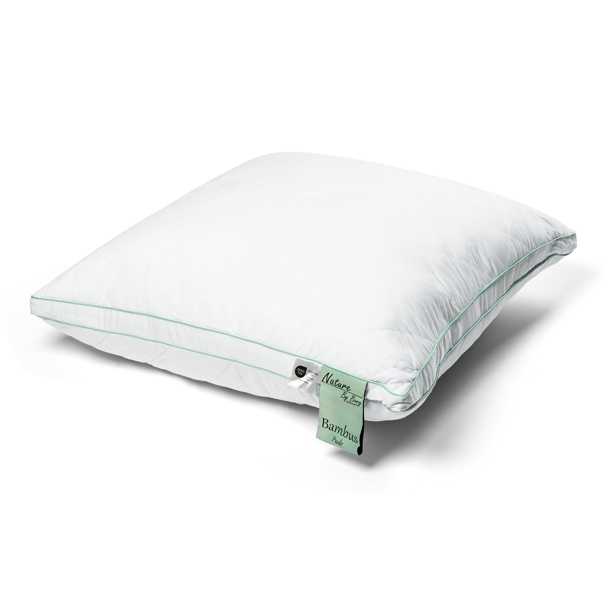 Bambus hovedpude - 100% allergivenlig bambus - 60x63 cm - 3 Kammer pude - Nature By Borg Bambus hovedpude - 100% allergivenlig bambus - 60x63 cm - 3 Kammer pude - Nature By Borg