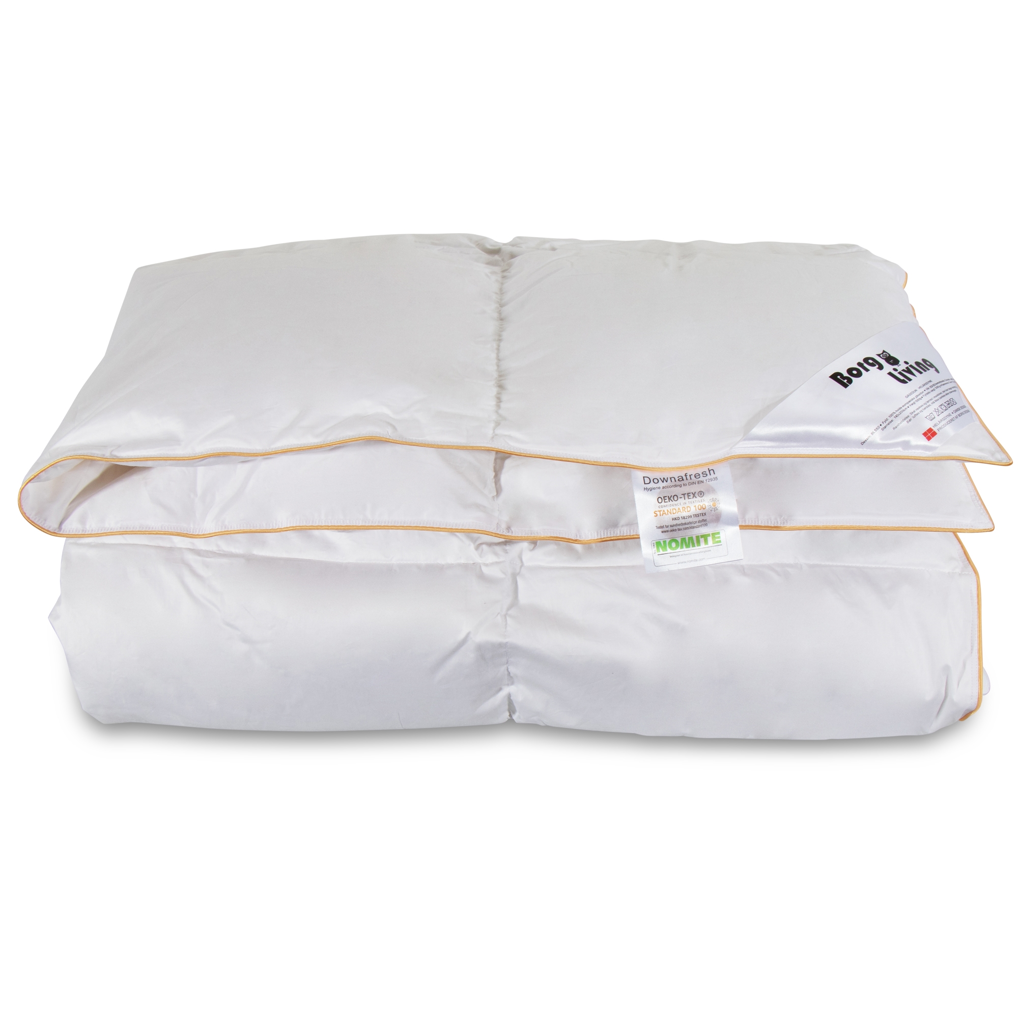 Gåseduns dyne - Helårsdyne med 100% dun - 140x200 cm - Borg Living Gåseduns dyne - Helårsdyne med 100% dun - 140x200 cm - Borg Living