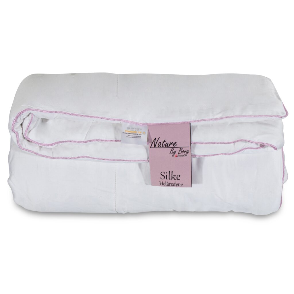 Silkedyne med 100% Mulberry silkefyld - Helårsdyne - Nature By Borg dyne bambus