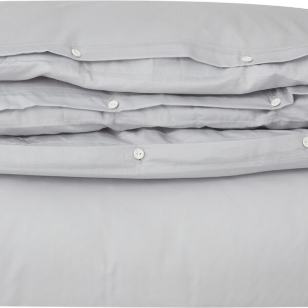 Hotel Cotton Sateen Lt Gray Pillowcase