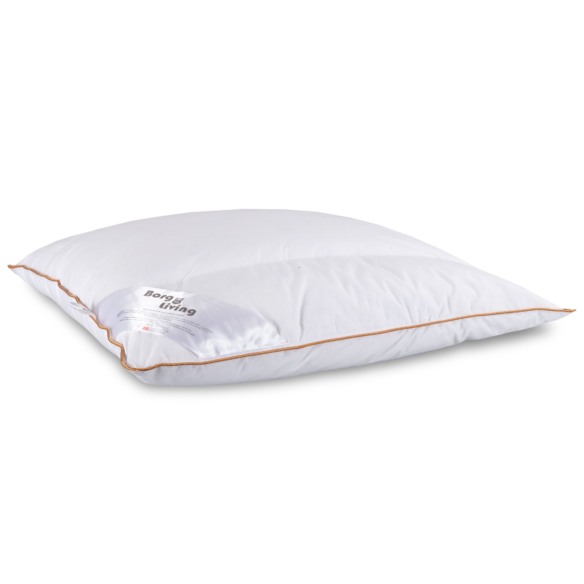 Hovedpude - Mellem 4 kammer moskusduns hovedpude - 60x63 cm - Borg Living Hovedpude - Mellem 4 kammer moskusduns hovedpude - 60x63 cm - Borg Living
