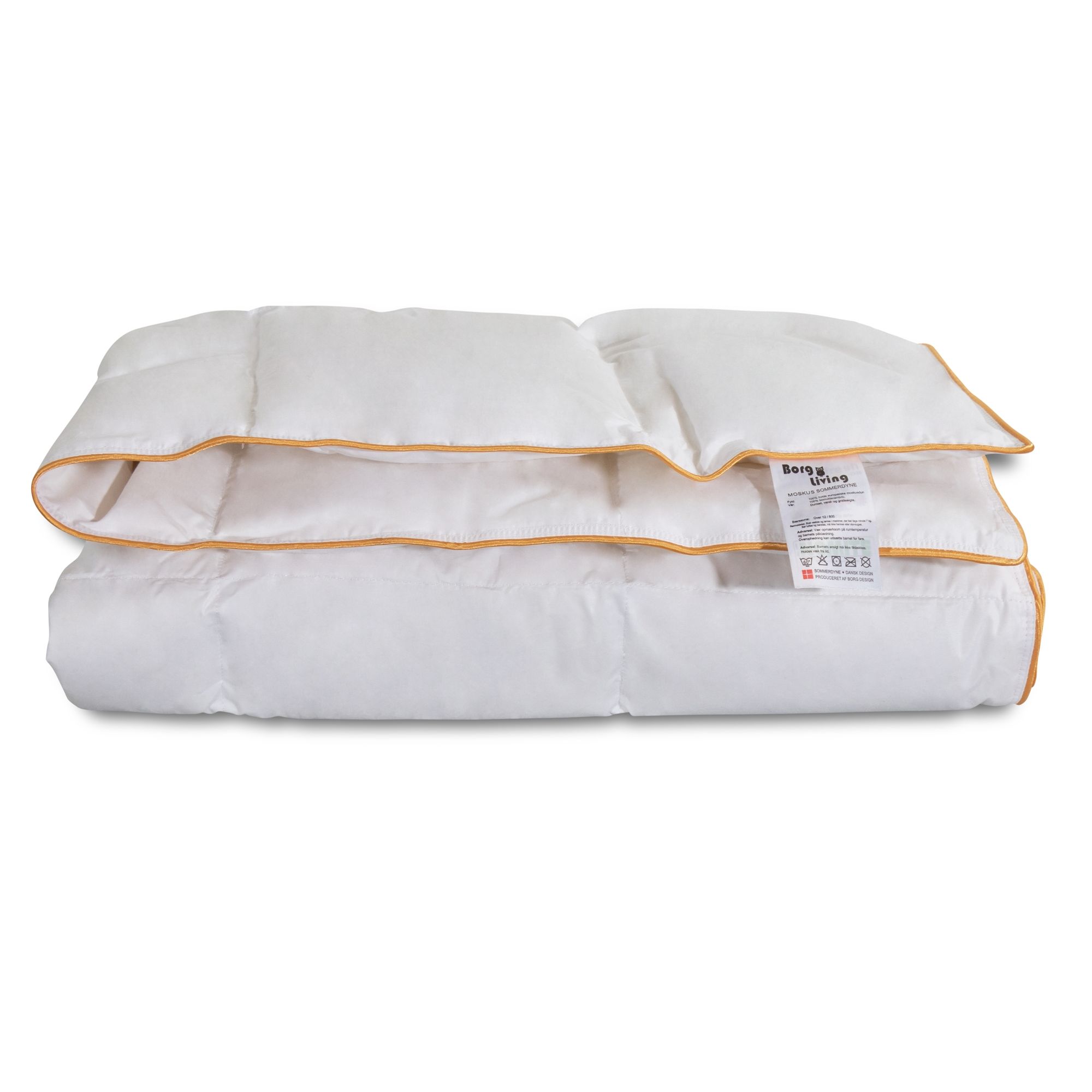 Junior sommerdyne - Let og sval dyne - 100 % moskusdun - 100x140 cm - Borg Living Junior sommerdyne - Let og sval dyne - 100 % moskusdun - 100x140 cm - Borg Living