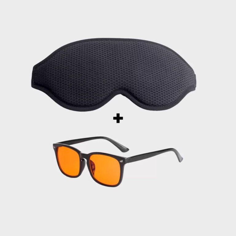 Super Sovemaske 2.0 + Blue Light Brille Night Sort