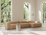 Aria Sovesofa med Chaiselong 150x365 cm - Honey - Nordic Dream