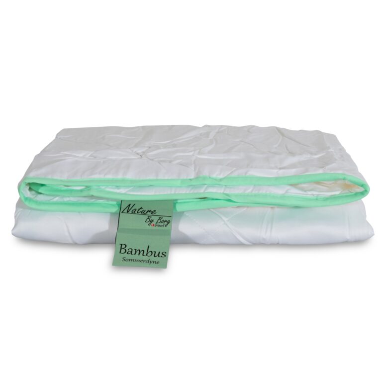 Baby bambus sommerdyne - 100% allergivenlig bambus - 70x100 cm - Nature By Borg bambusdyne