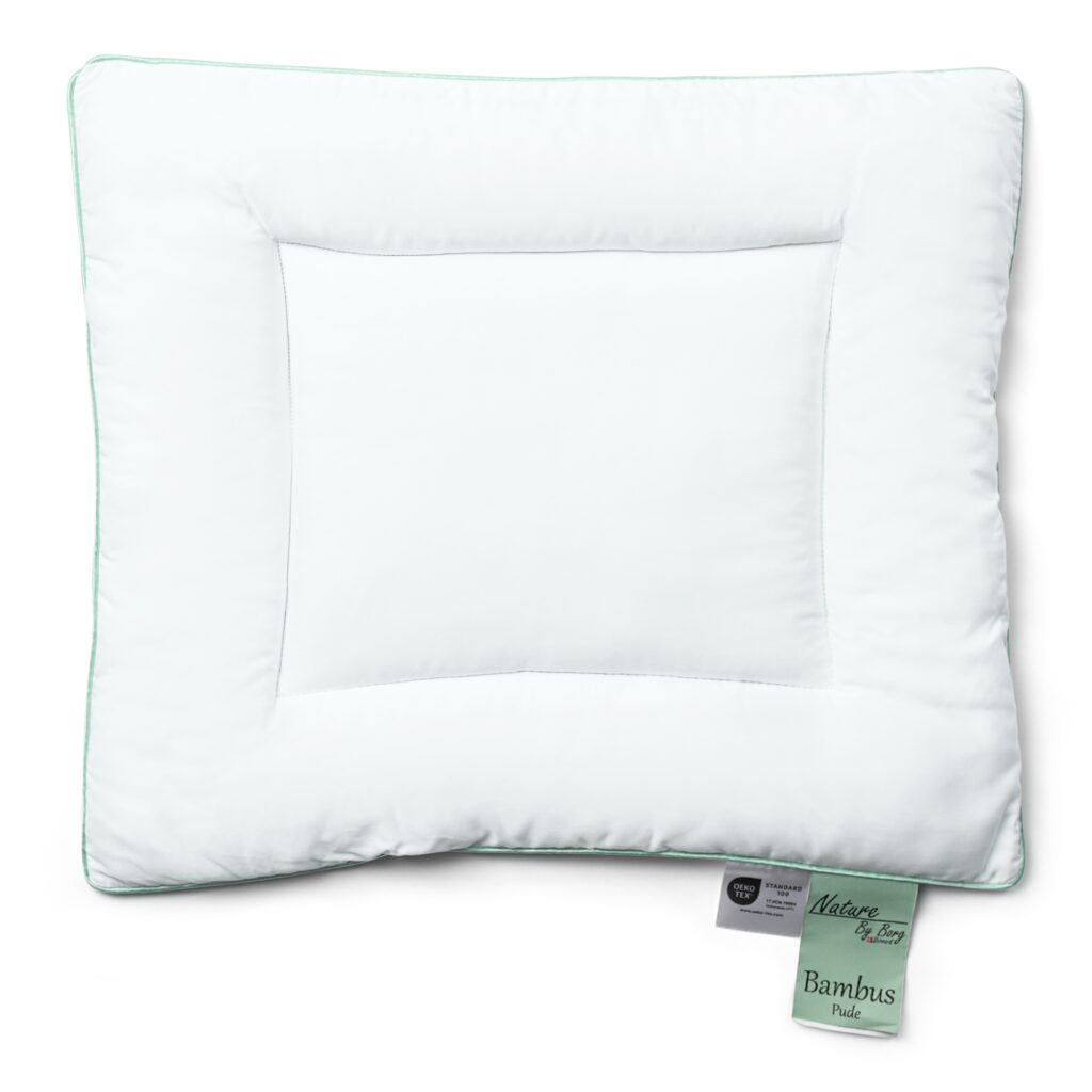 Babypude - 100% allergivenligt bambus - 40x45 cm - Temperaturregulerende hovedpude - Nature By Borg