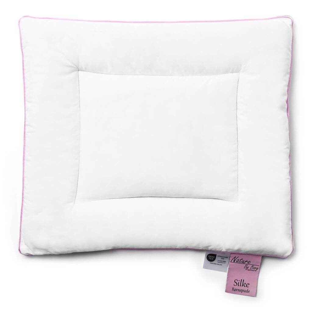 Babypude - Silkepude med 100% blødt bambusvår - 40x45 cm - Kvalitets hovedpude - Nature By Borg