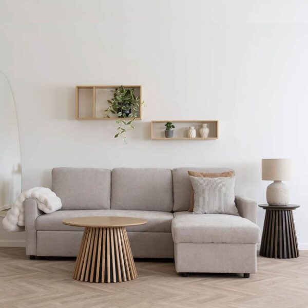 Ballerup Chaiselong Sovesofa med Opbevaring