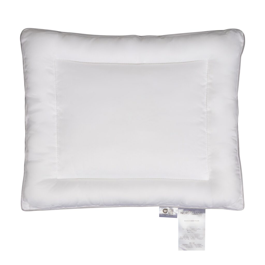 Bambus babypude - Ekstra blød baby hovedpude - 40x45 cm - Nordstrand Home