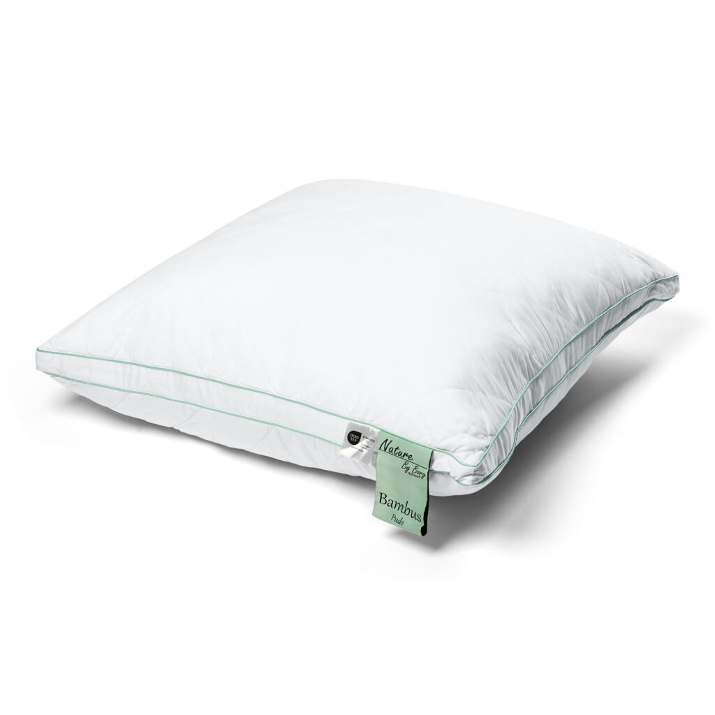 Bambus hovedpude - 100% allergivenlig bambus - 60x63 cm - 3 Kammer pude - Nature By Borg