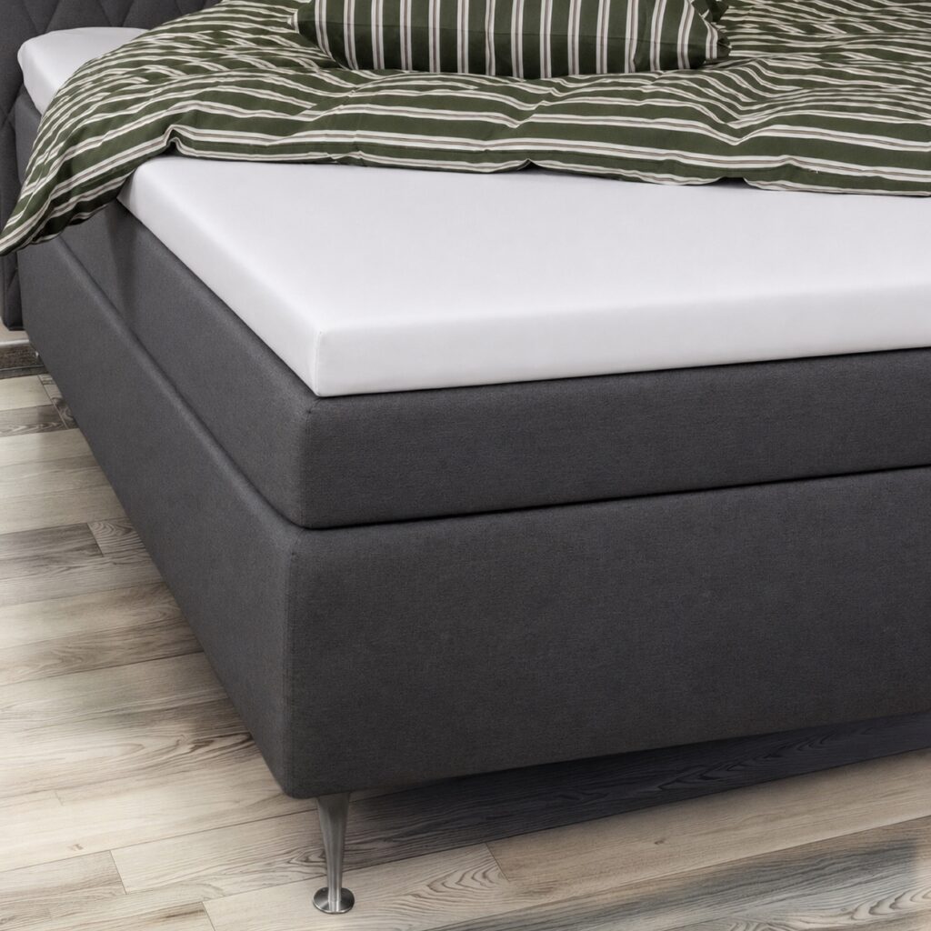 Bambus lagen - Kuvertlagen 140x200x8 cm - Hvid - 100% bambus - Lagen til topmadras