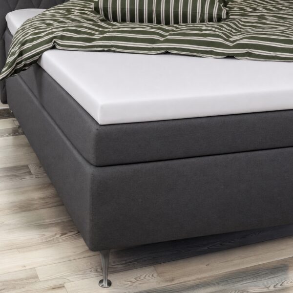 Bambus lagen - Kuvertlagen 140x200x8 cm - Hvid - 100% bambus - Lagen til topmadras