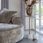 Charlottenlund Sovesofa – Rund Daybed i Chenille
