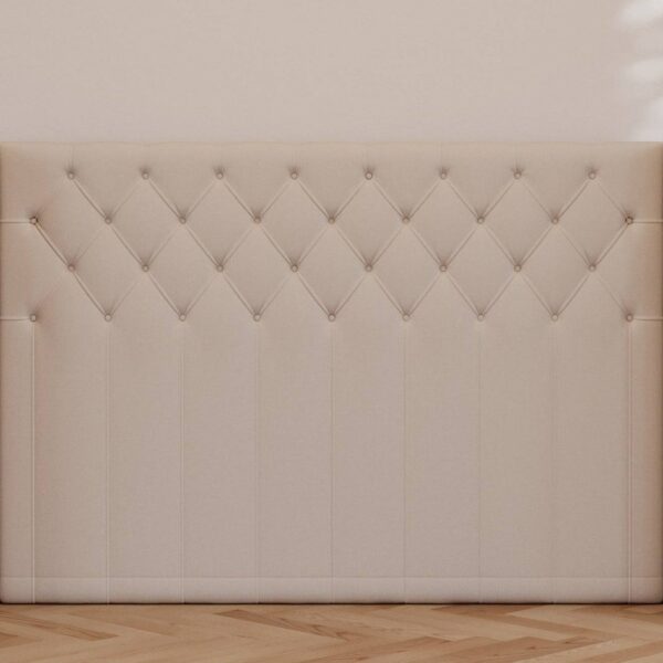 Cloud Gavl Beige – Polstret Sengegavl