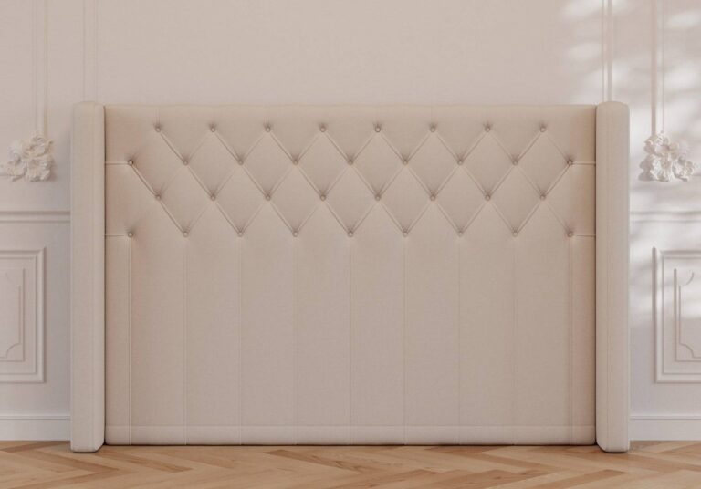 Cloud Gavl Beige – Polstret Sengegavl