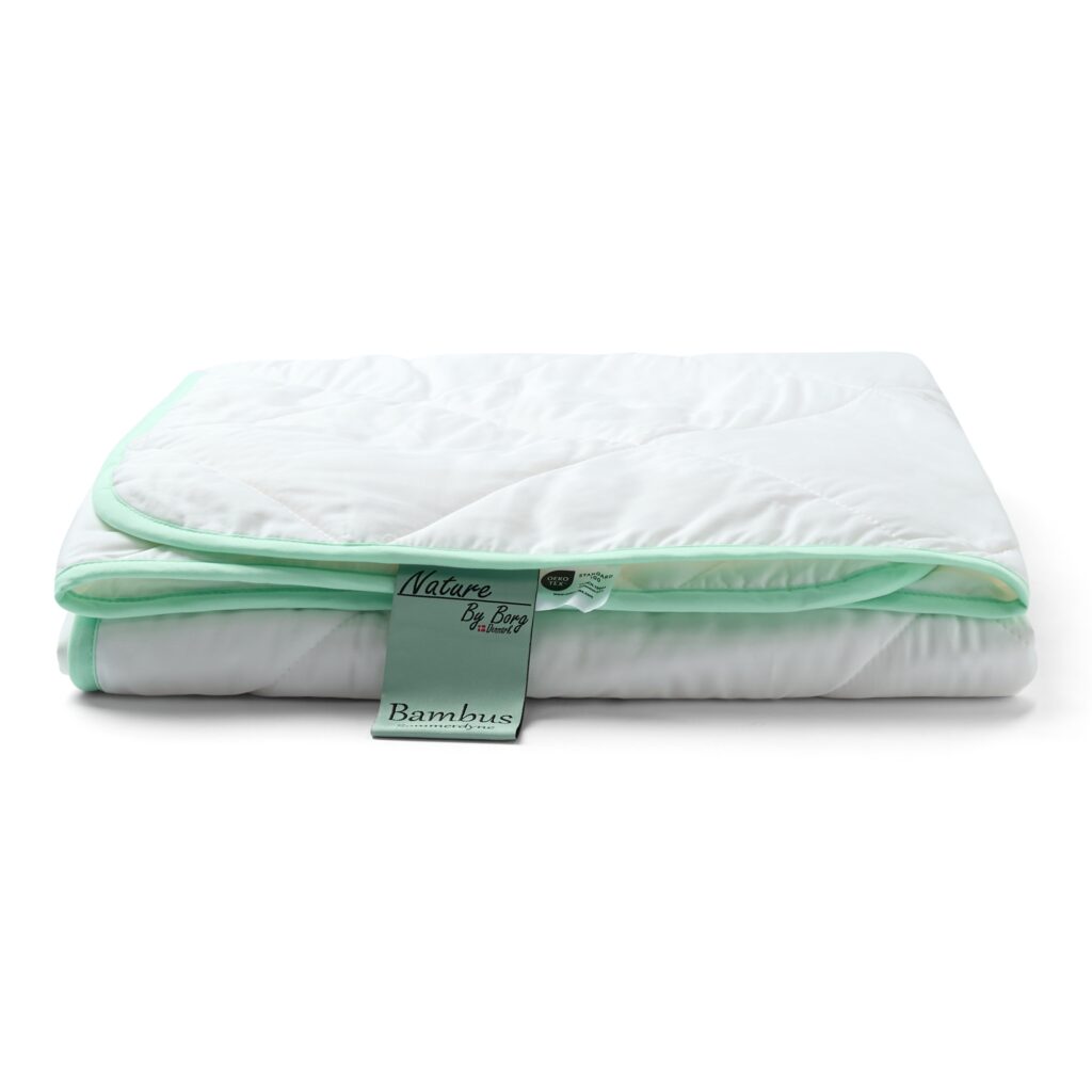 Dobbelt bambus sommerdyne - 100% allergivenlig bambus - 200x220 cm - Nature By Borg bambusdyne
