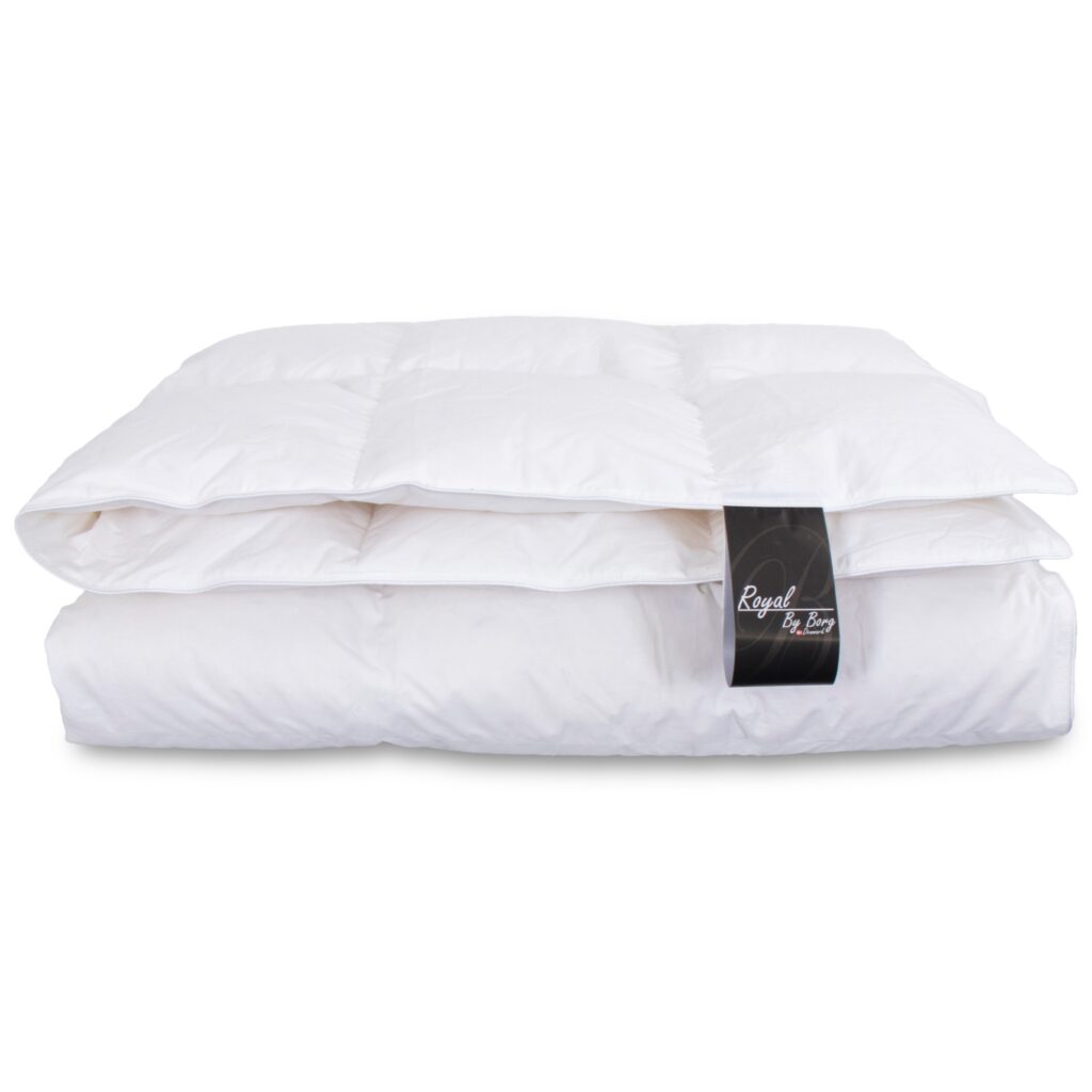 Dobbelt moskusdundyne - Helårsdyne - Europæiske moskusdun - 200x220 cm - Dansk produceret - Royal By Borg - Varm dobbeltdundyne