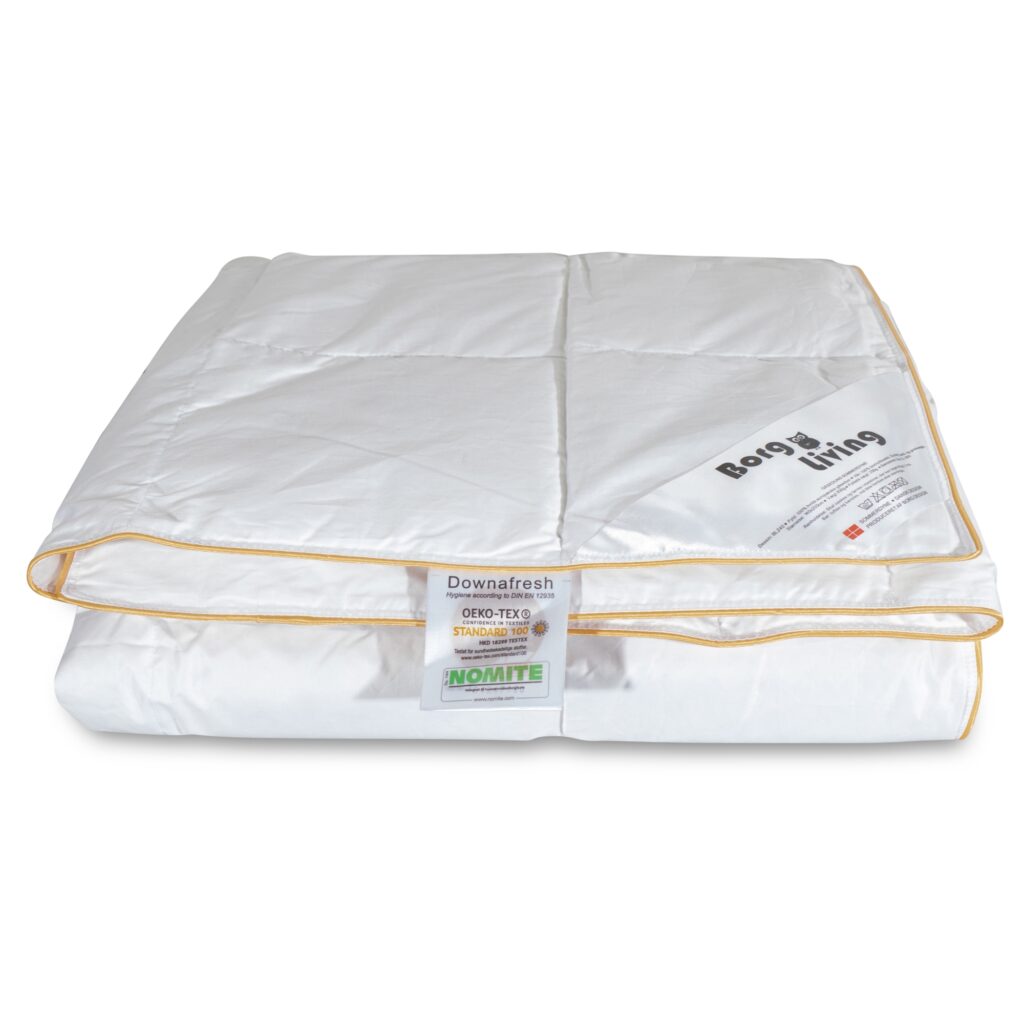 Dobbelt sommerdyne - 200x220 cm - 100% gåsedun - Borg Living let sommerdyne