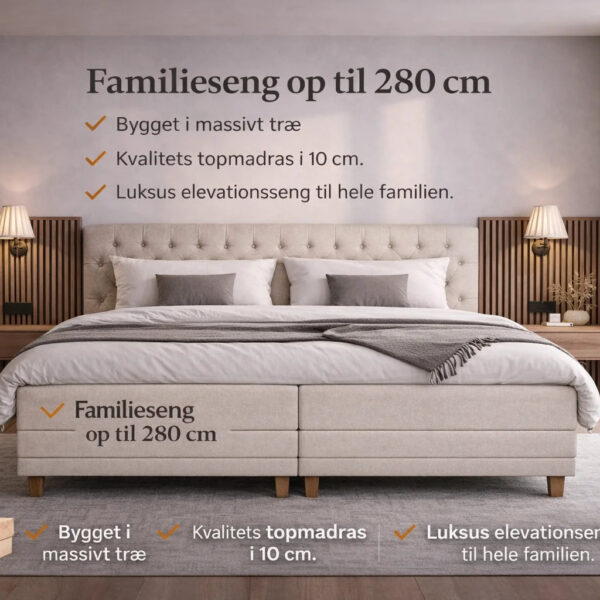 Gilleleje Familieseng med elevation - 280x200 - Sand (Cover02)