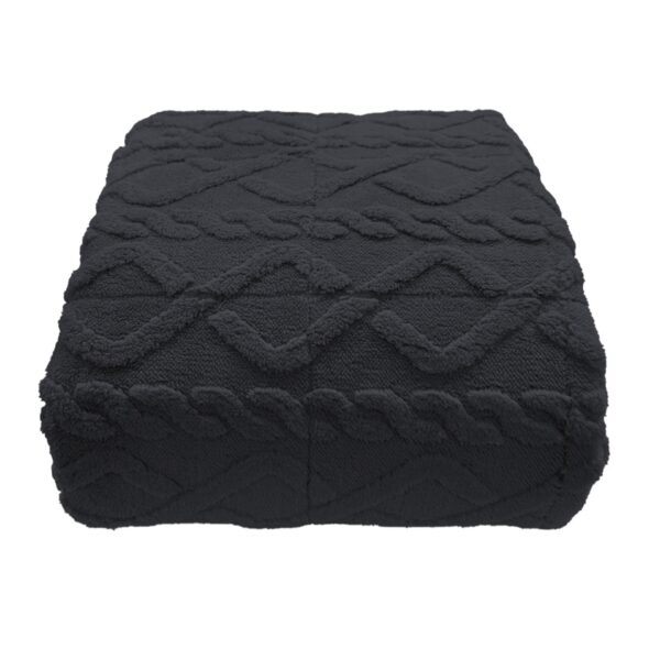 Vægttæppe 130x170 cm 3 kg – Mørkegråt tyngdetæppe Nordstrand Home