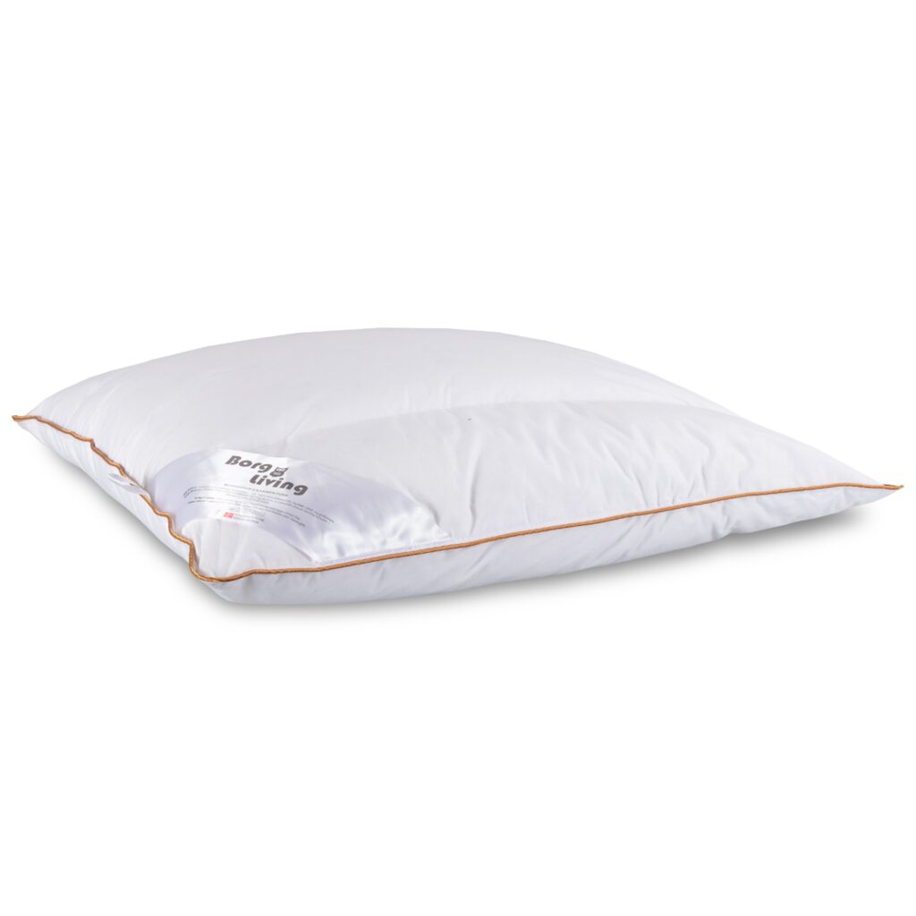 Hovedpude - Mellem 4 kammer moskusduns hovedpude - 60x63 cm - Borg Living