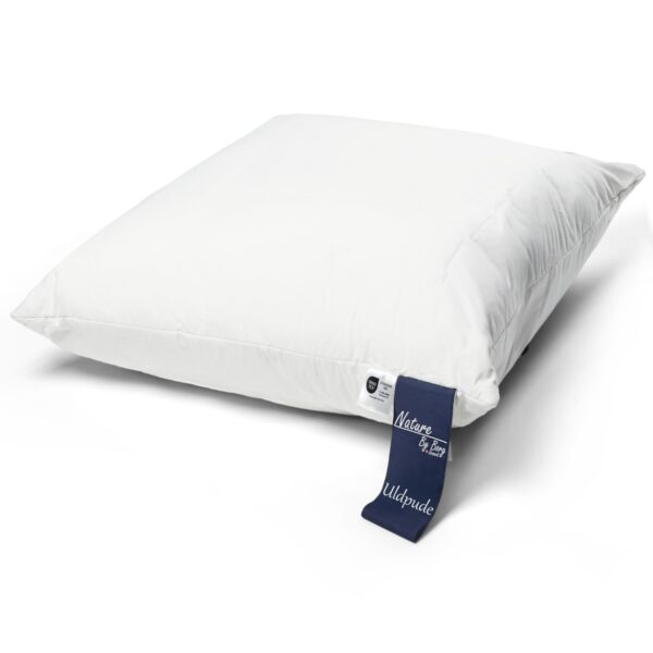 Hovedpude med uld - 3 kammer pude - 50x60cm - Nature By Borg