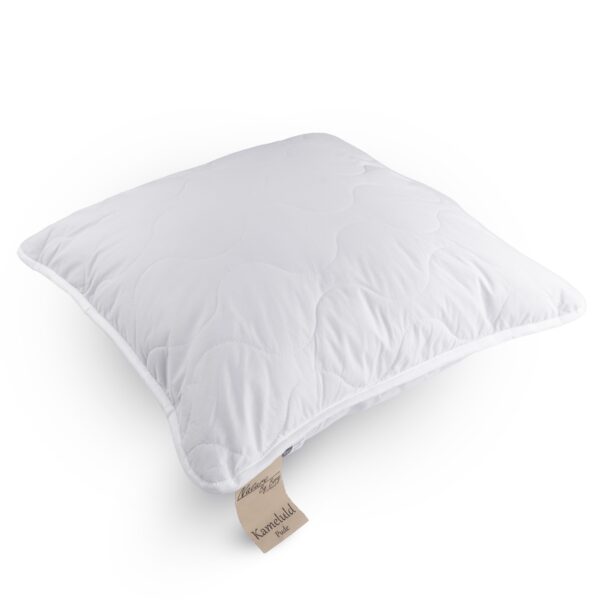 Kameluld hovedpude - 60x63 cm - 3 kammer pude - Mellemhøj pude